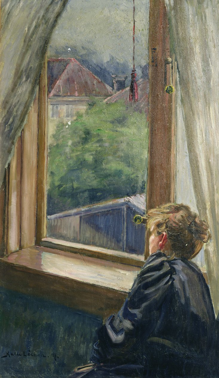 mujer en la ventana de Kalle Lochen