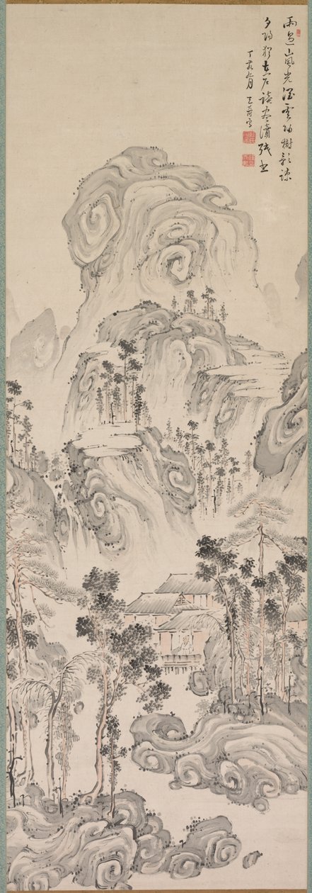 Paisaje, 1767 de Kan Tenju