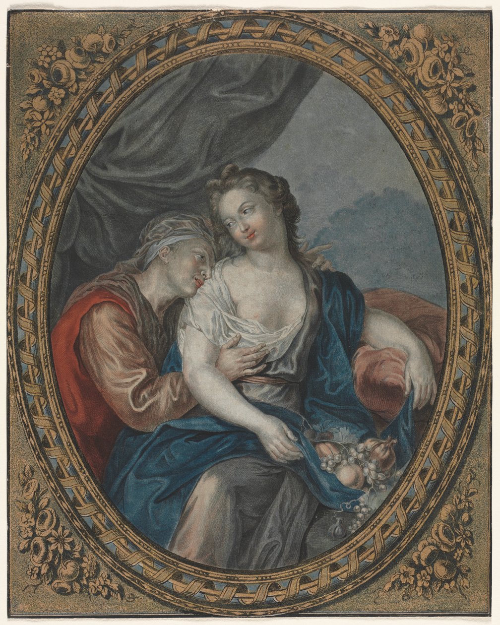 Vertumnus and Pomona de Kano Sanraku