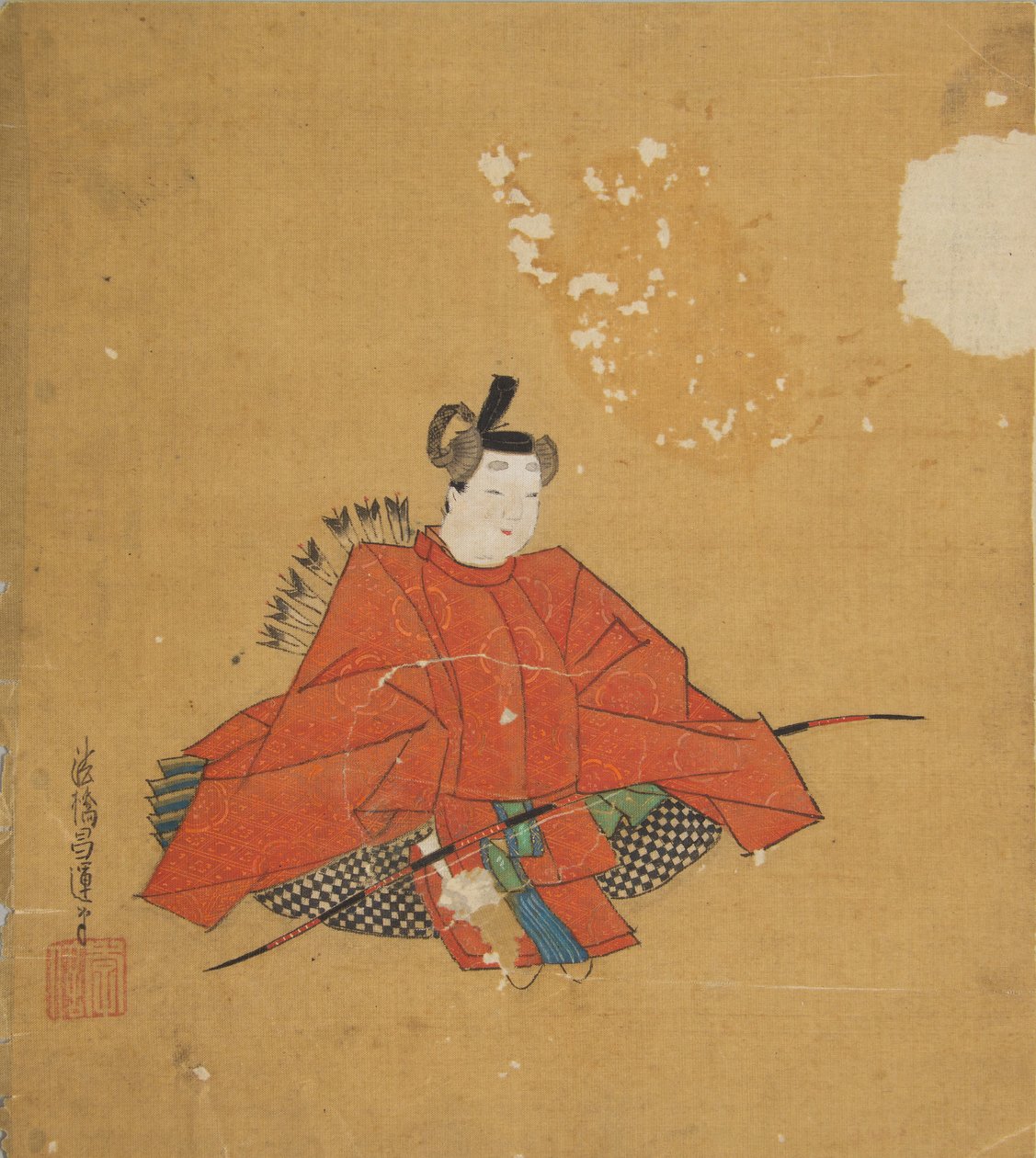 Poeta inmortal, siglo XVII de Kano Shoun