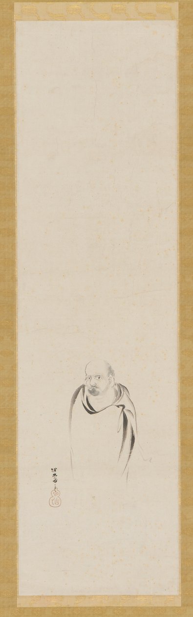 Bodhidharma, período Edo, siglo XVII de Kanō Tan’yū