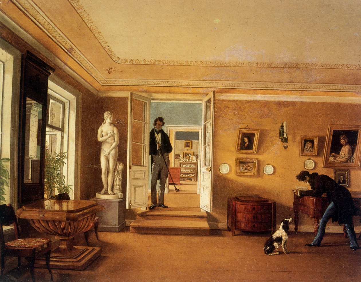 Interior ruso de Kapiton Alekseevich Zelentsov