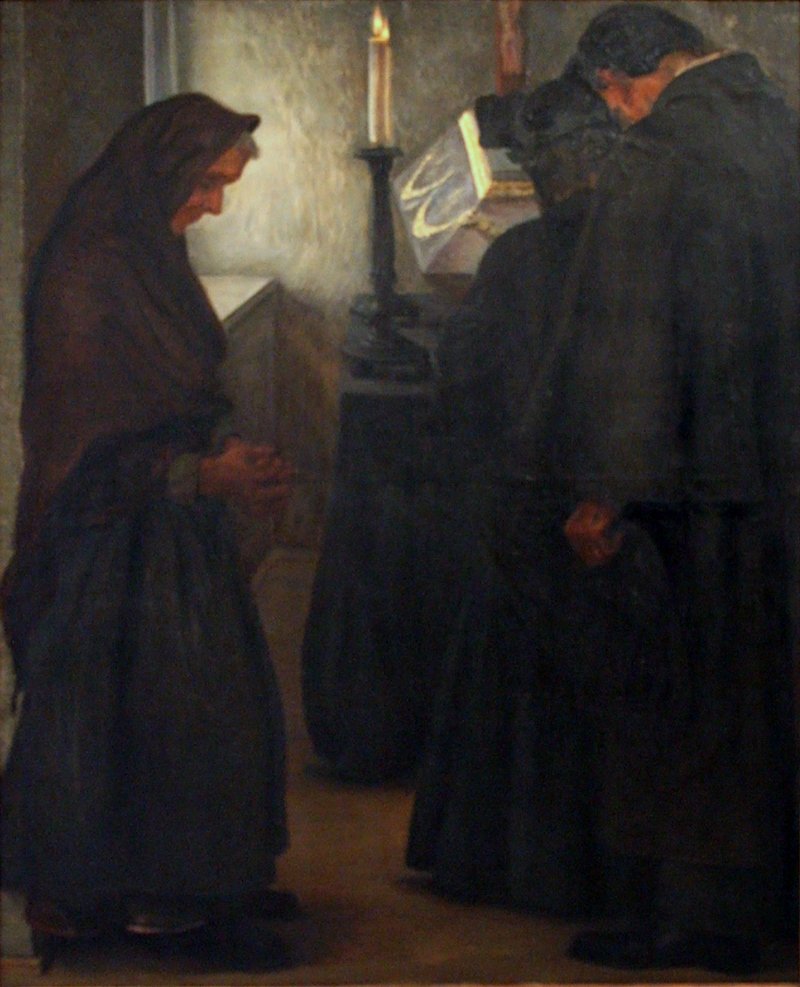 En la morgue de Karel Myslbek