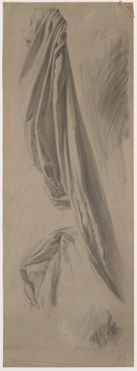 Estudio de drapeado de Karel Vitezslav Masek