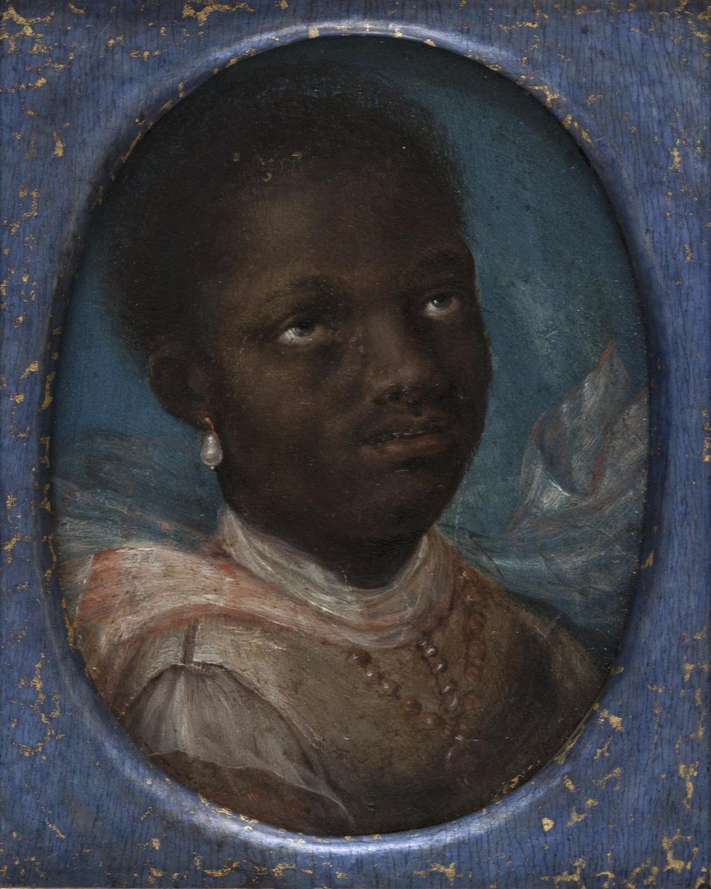 Cabeza de un africano de Karel van III Mander