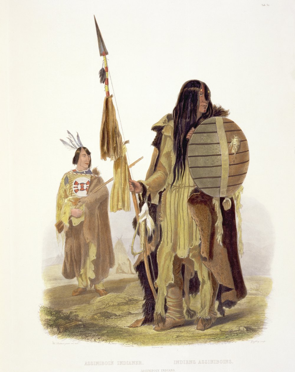 Indios Assiniboin, lámina 32 del volumen 2 de 