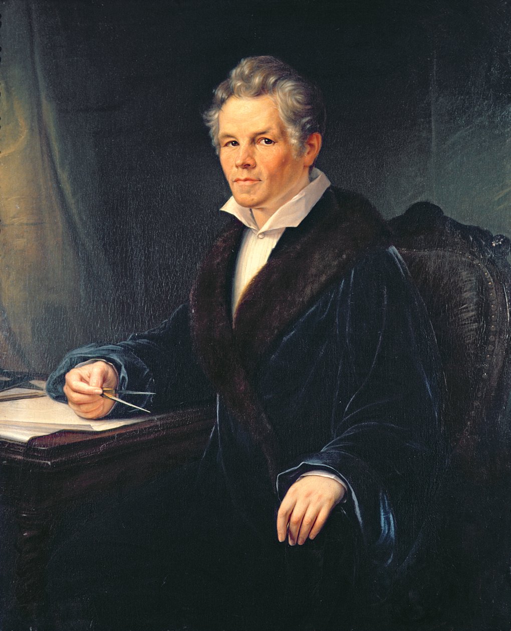 Retrato de Karl Friedrich Schinkel, c.1880 de Karl Schmidt
