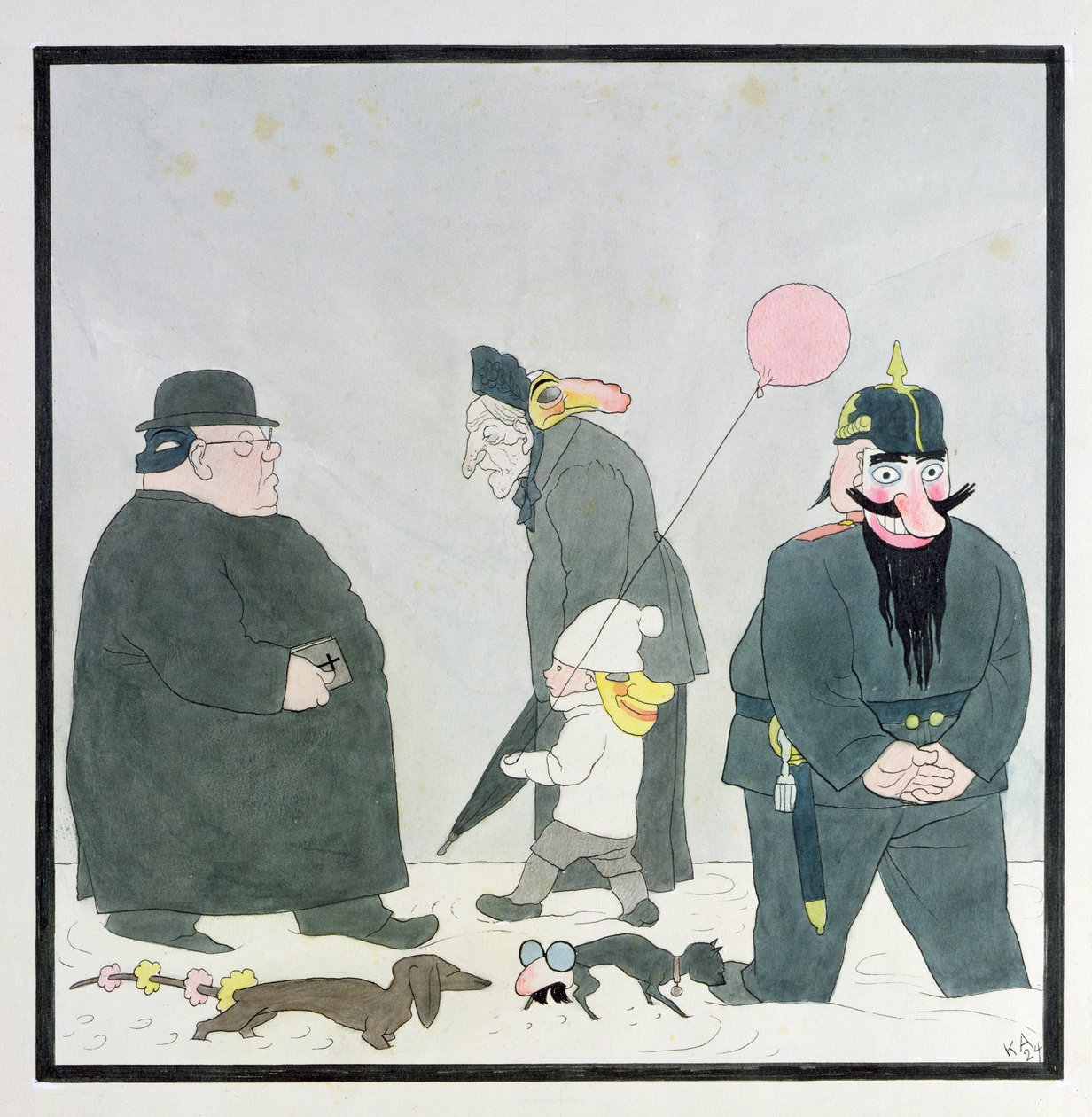 Carnaval de Baviera de Karl Arnold