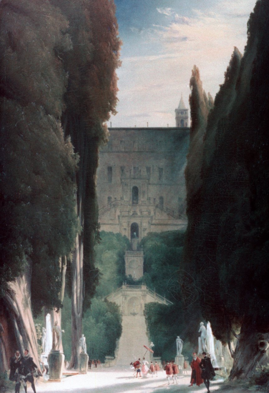 El jardín de la Villa d