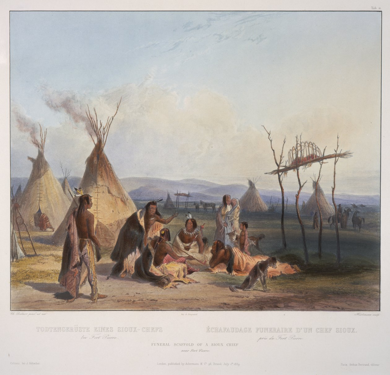 Andamio Funerario de Karl Bodmer