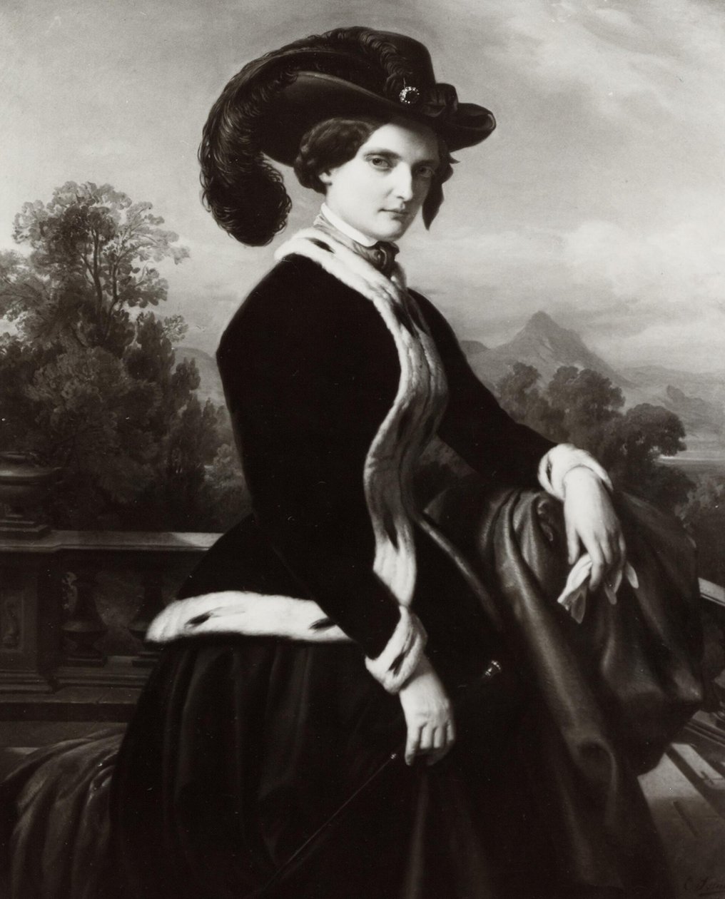 Retrato de Amalie Cockerill de Karl Ferdinand Sohn