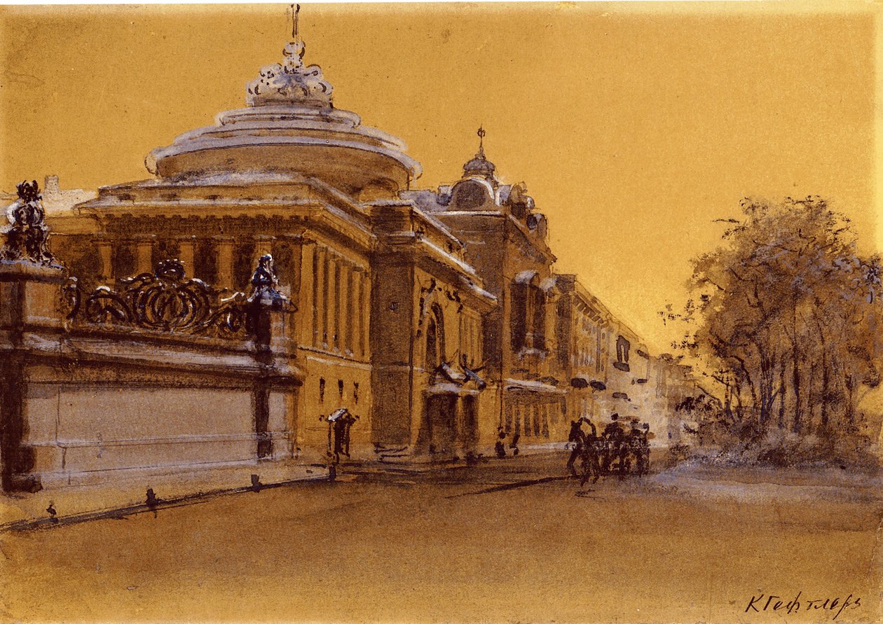 El Teatro Panayev en San Petersburgo de Karl Geftler