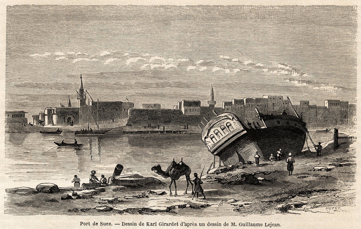 El puerto de Suez de Karl Girardet