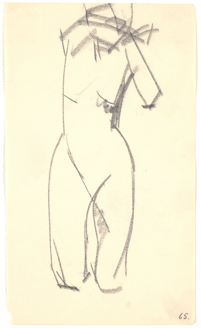 Modelo arrodillado de Karl Isakson