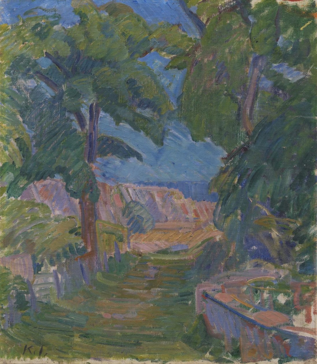 Paisaje cerca de "Mindet" en Christiansø de Karl Isakson