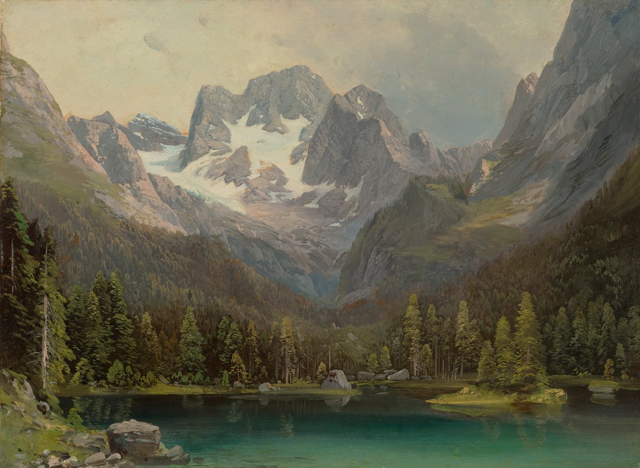 Vorderer Gosausee con Dachstein de Karl Millner