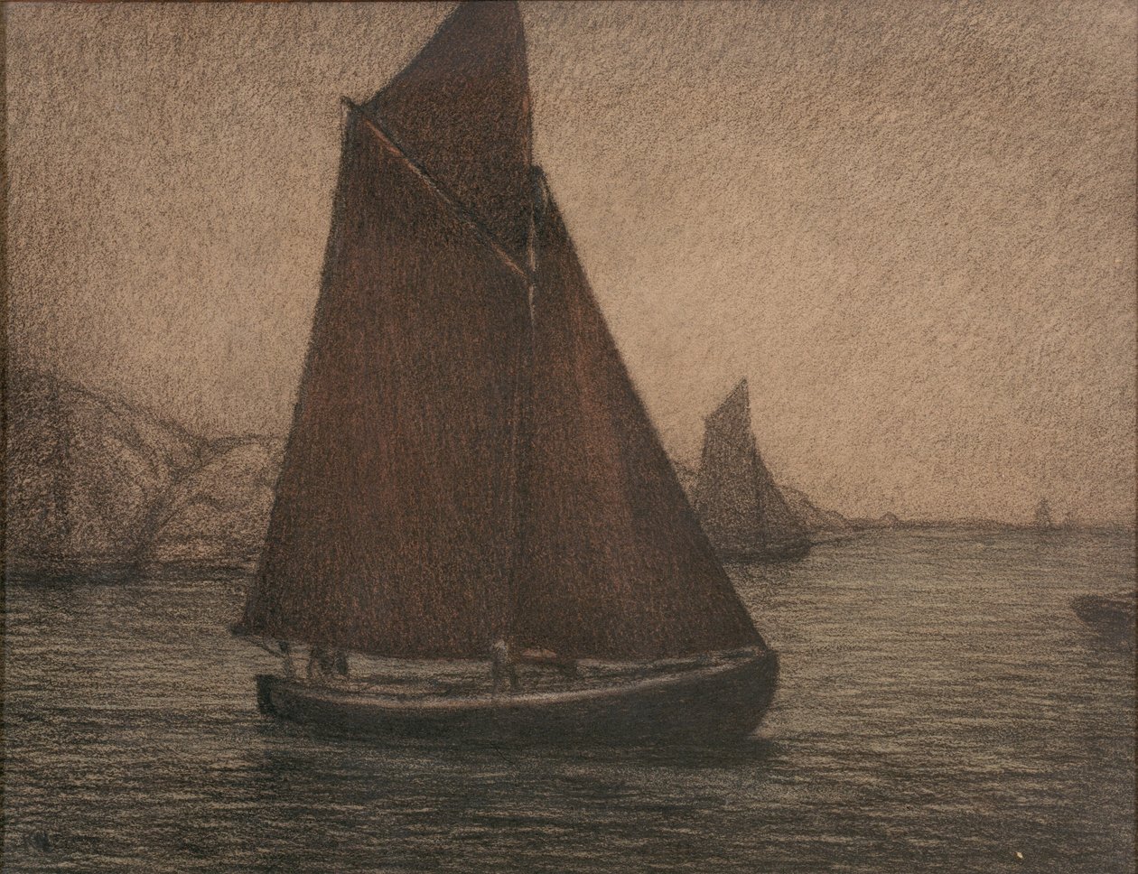 Barcos de pesca con red de Karl Nordström