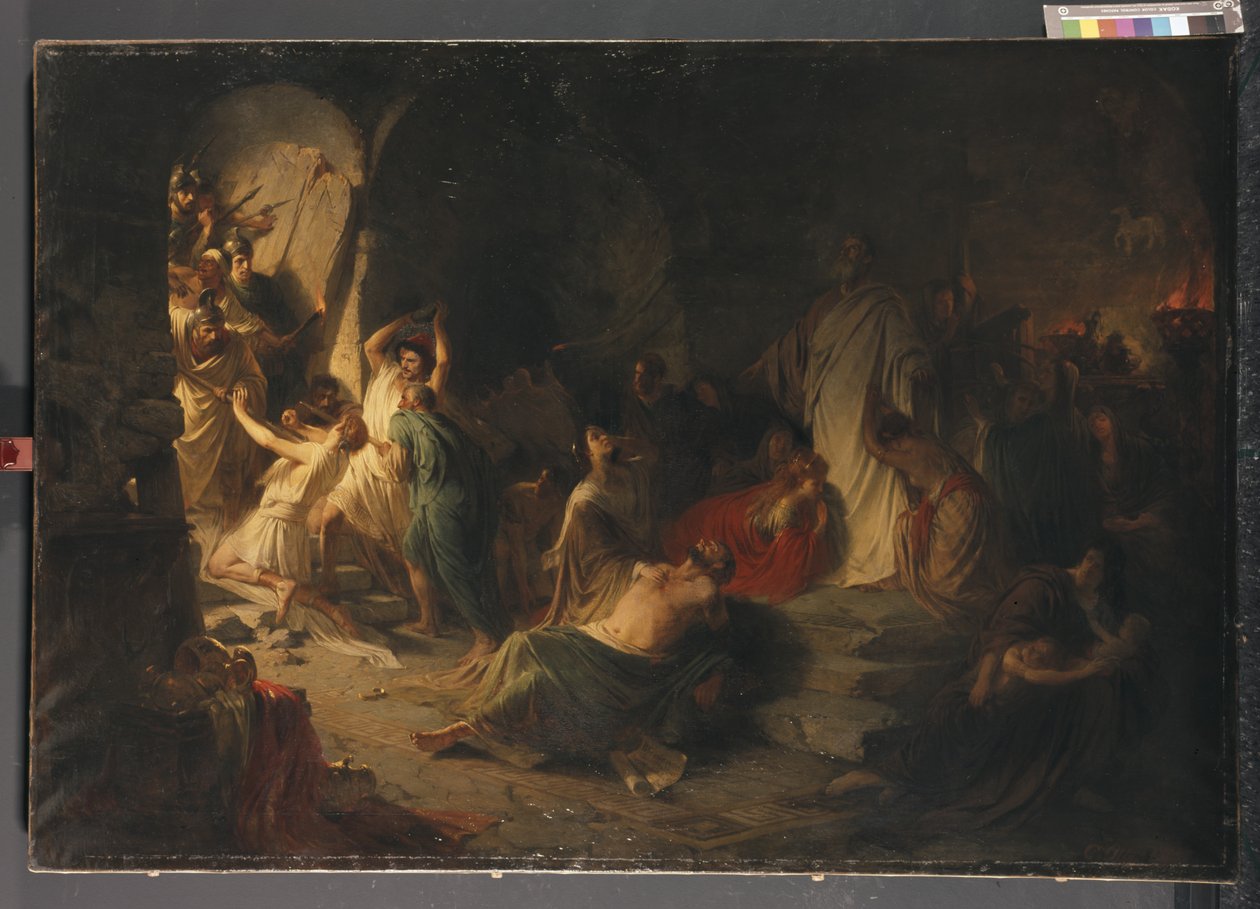 Los primeros cristianos en Roma, 1869 de Karl Otto