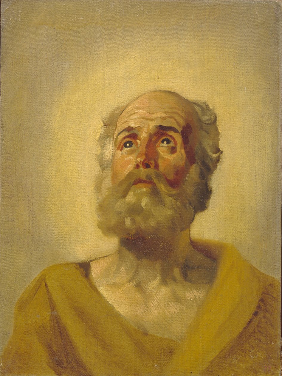 Cabeza de apóstol de Karl Pavlovich Bryullov
