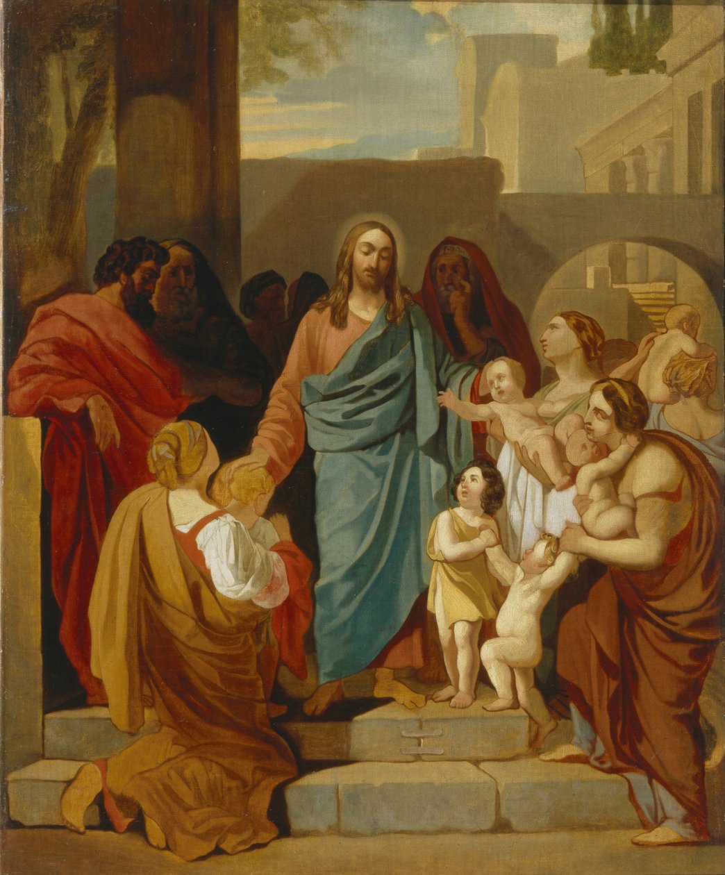Cristo bendiciendo a los niños, 1824 de Karl Pavlovich Bryullov