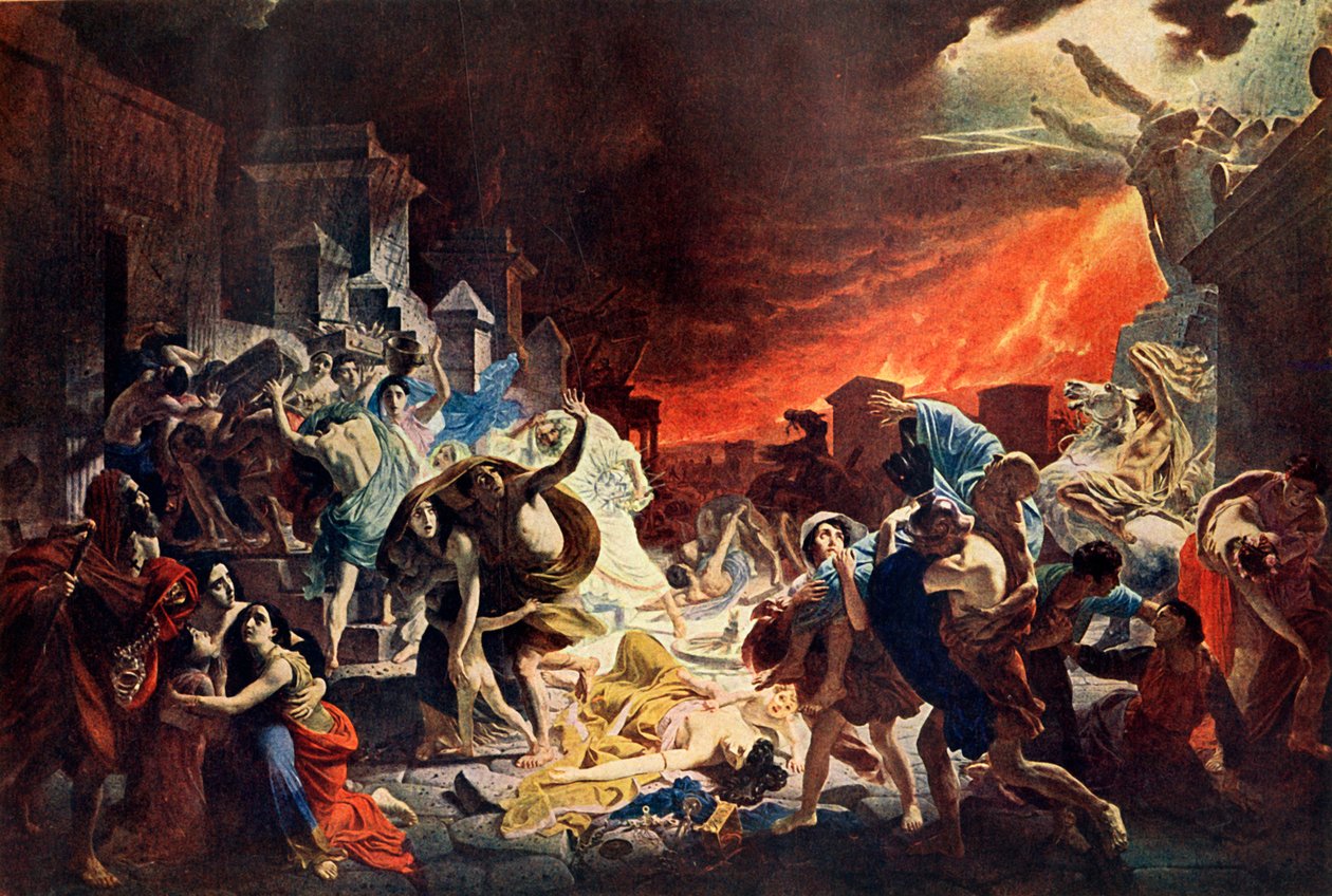 Destrucción de Pompeya de Karl Pavlovich Bryullov