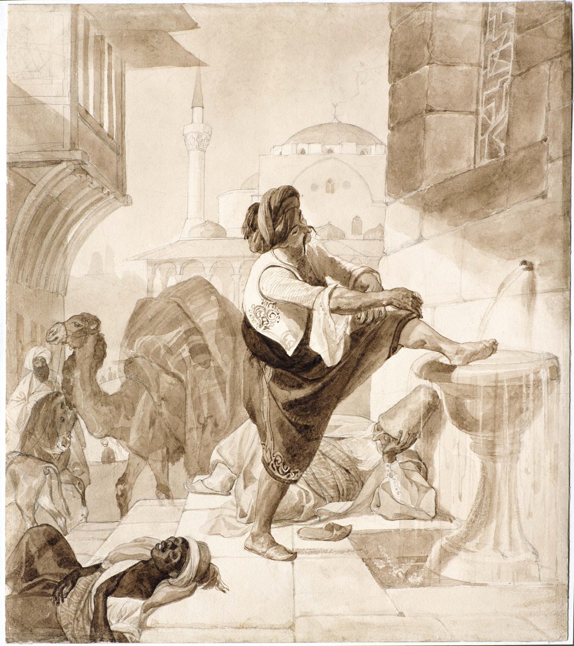 Mediodía en un caravasar, 1835 de Karl Pavlovich Bryullov