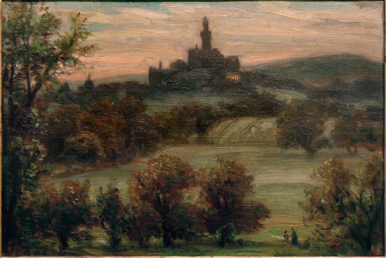 Paisaje con vista a Kronberg de Karl Peter Burnitz