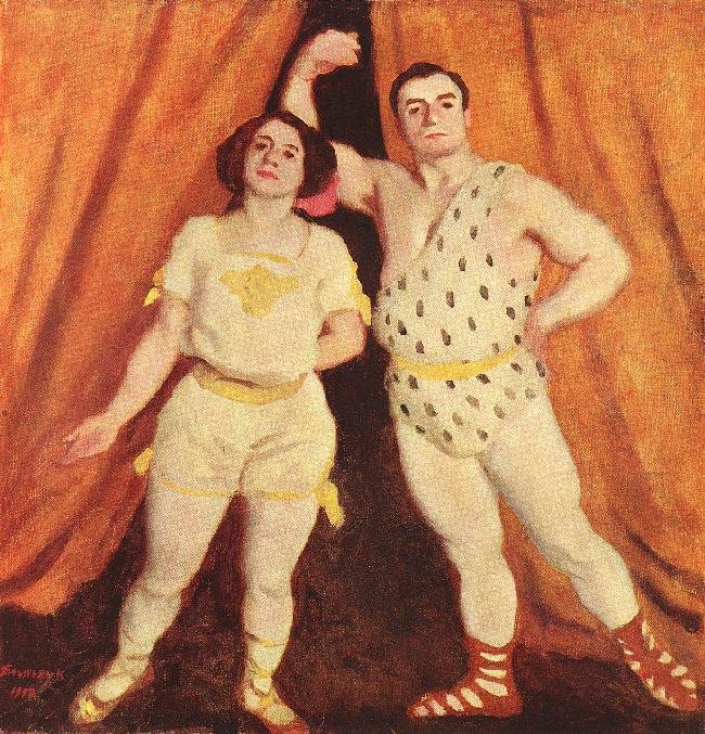 Acróbatas de Károly Ferenczy