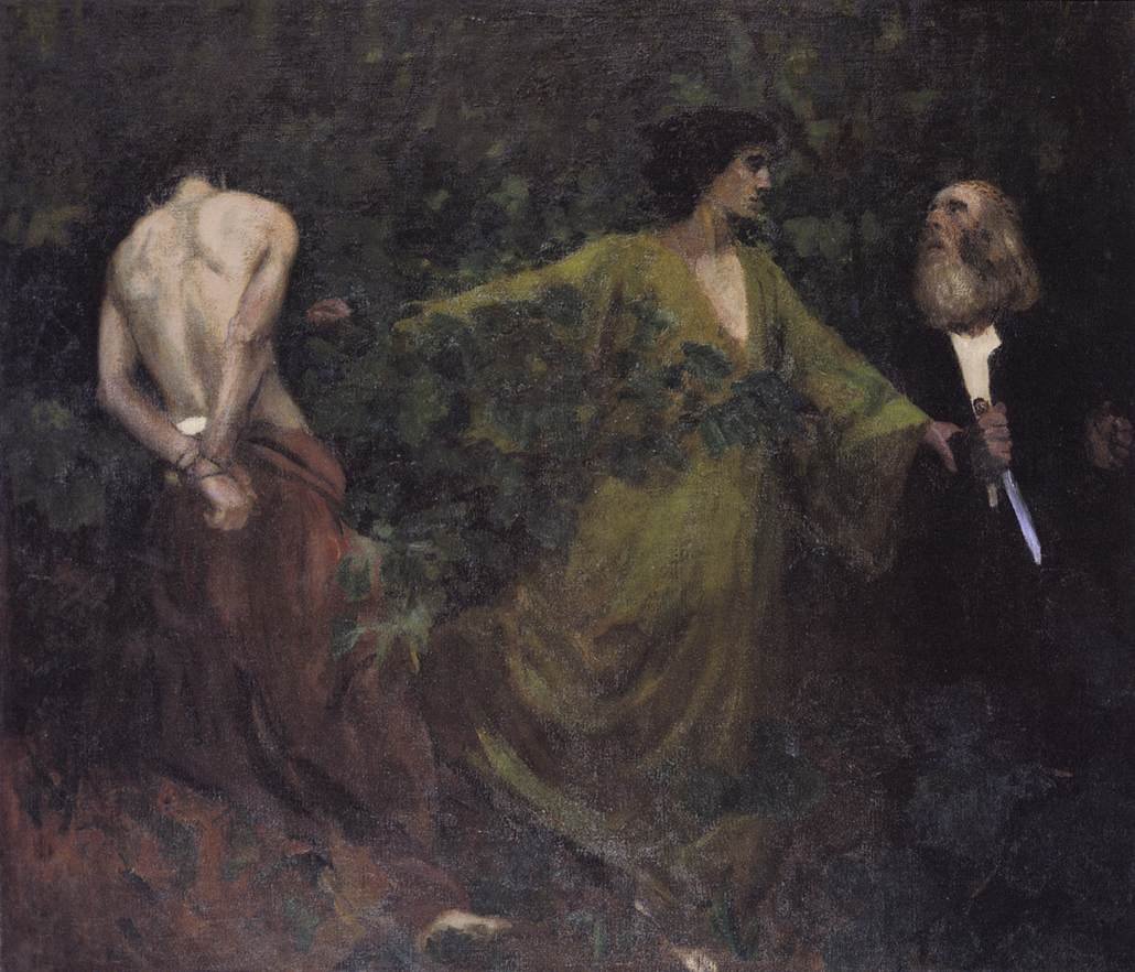 El sacrificio de Isaac de Károly Ferenczy