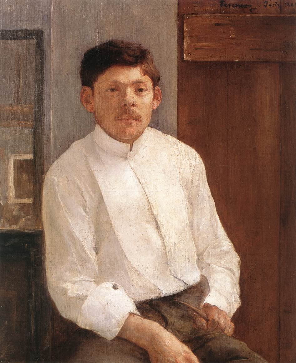 Retrato de Ede Kallos de Károly Ferenczy