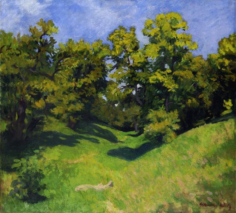 El borde del bosque de Károly Ferenczy