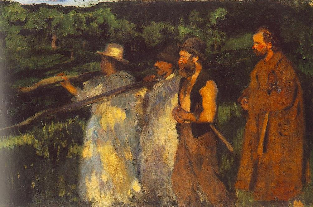 Leñadores regresando a casa de Károly Ferenczy