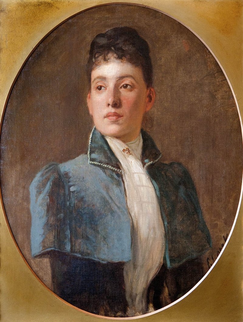 Retrato de la señora Sándor de Károly Lotz
