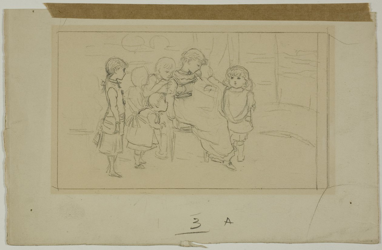 Grupo de niños de Kate Greenaway