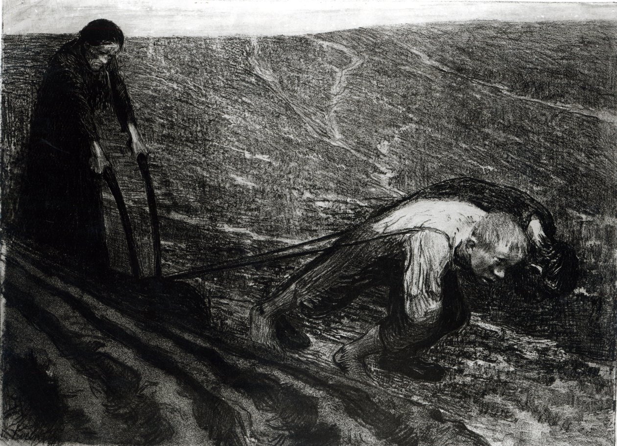 Arador y mujer, 1902 de Käthe Kollwitz