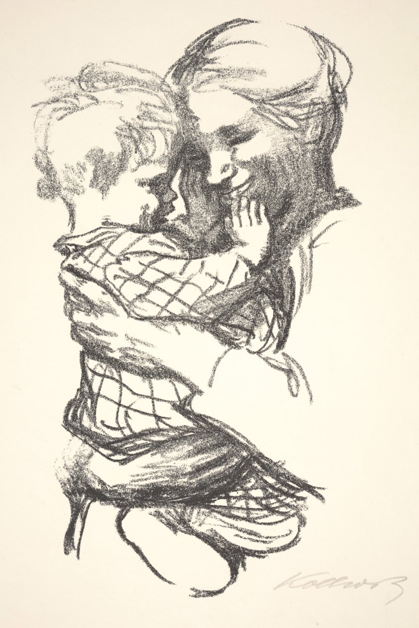 Madre con Niño en Brazos de Käthe Kollwitz