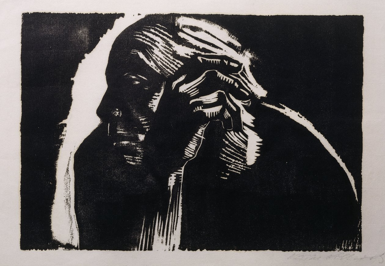 Autorretrato, 1924 de Käthe Kollwitz