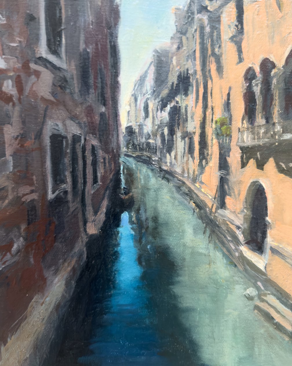Ahh Venecia, 2014 (óleo sobre panel) de Katie Ré Scheidt