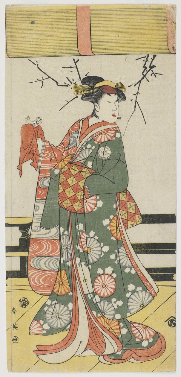 Segawa Kikunojo III como Itohagi, 1792 de Katsukawa Shun