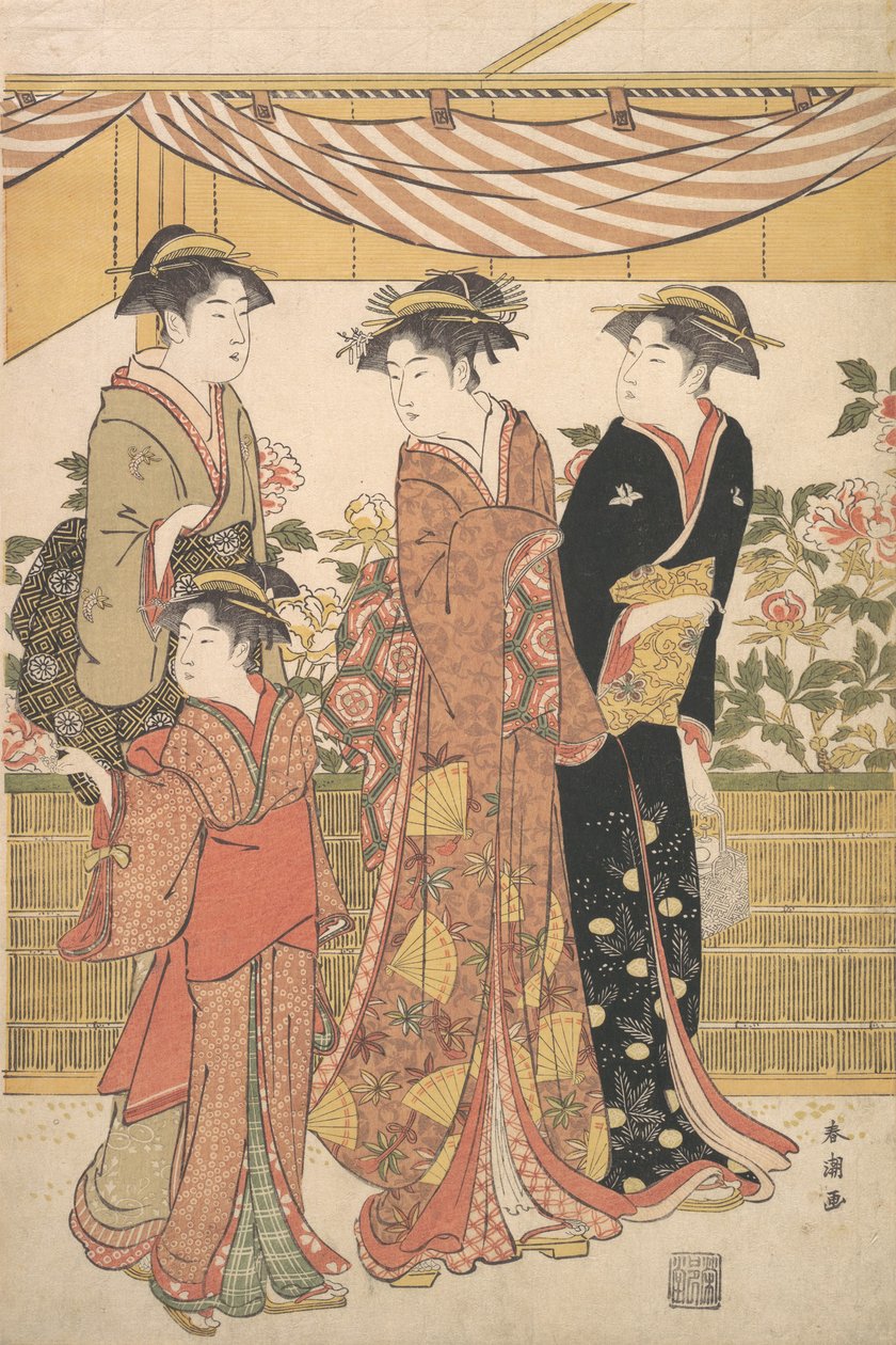 El Show de Botan de Katsukawa Shuncho