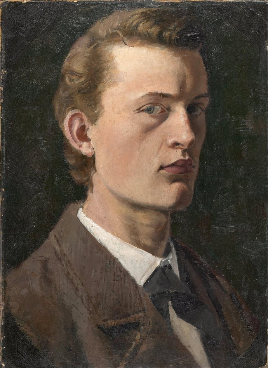 Autorretrato de Edvard Munch