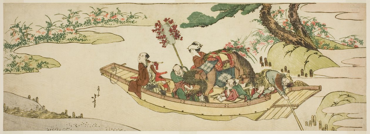 Ferry de Katsushika Hokusai