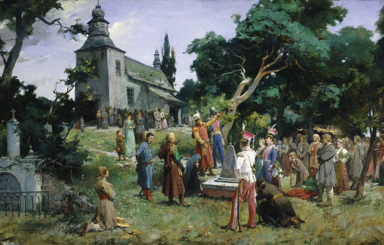 El héroe honrado, 1901 de Kazimierz Alchimowicz