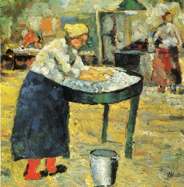 Lavandera de Kazimir Severinovich Malevich