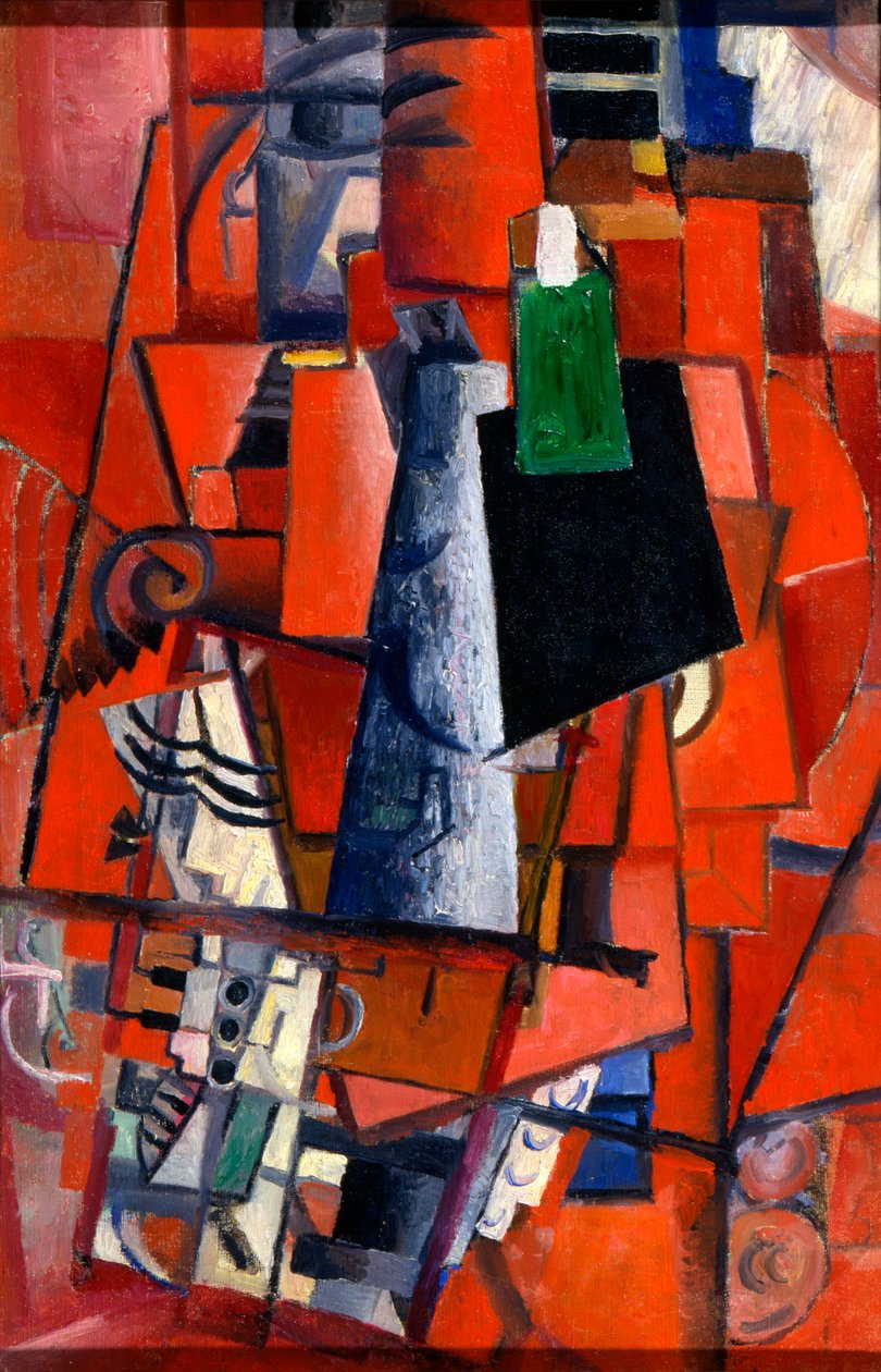 Una mujer en el piano de Kazimir Severinovich Malevich
