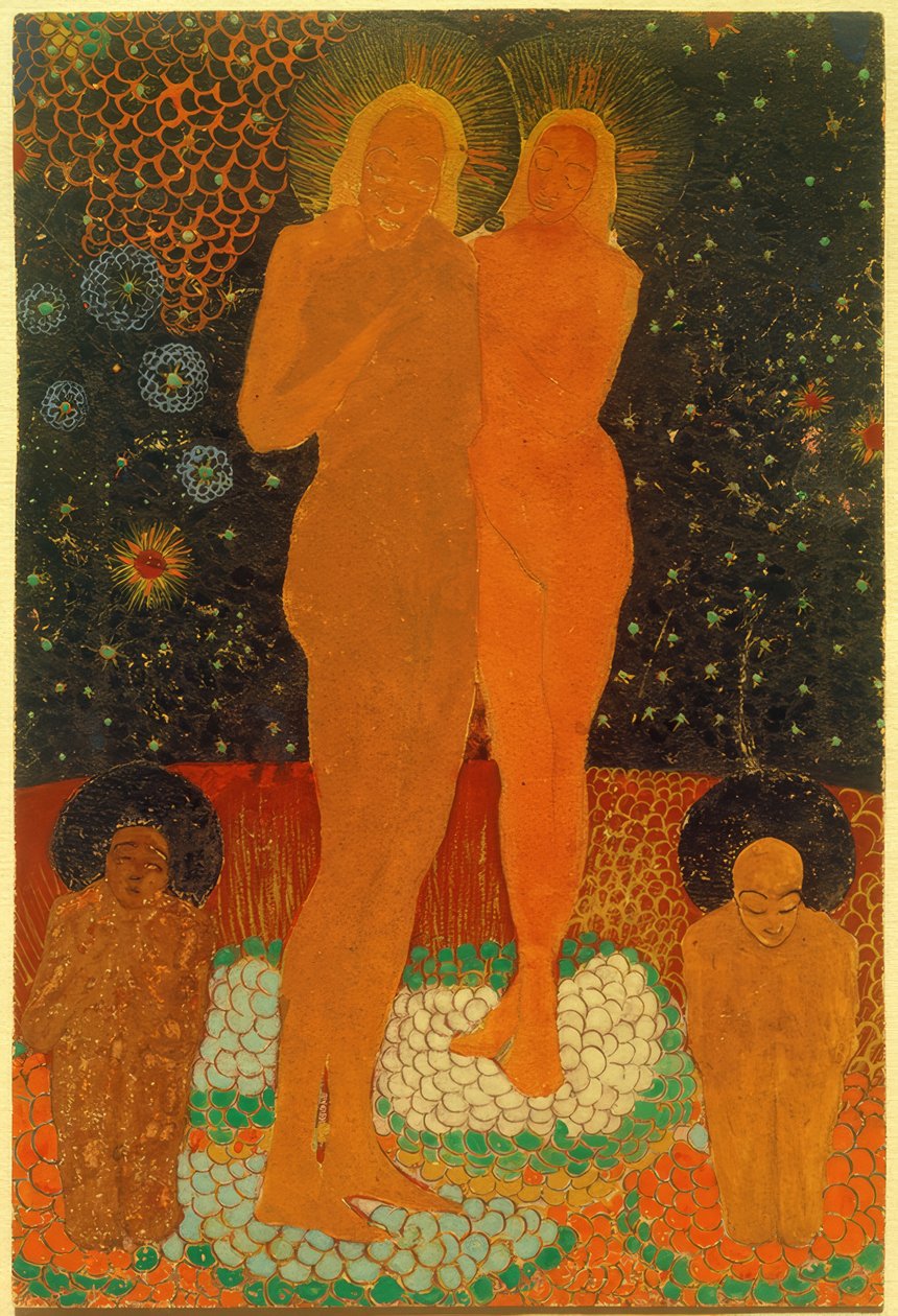 Adán y Eva de Kazimir Severinovich Malevich