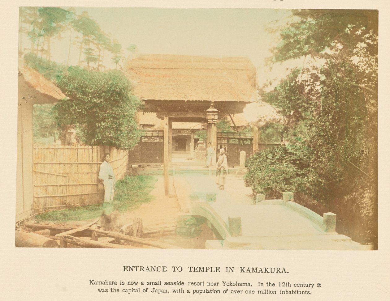 Entrada al templo de Kamakura de Kazumasa Ogawa
