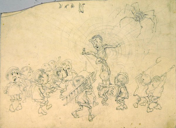 Cuaderno de bocetos para el 