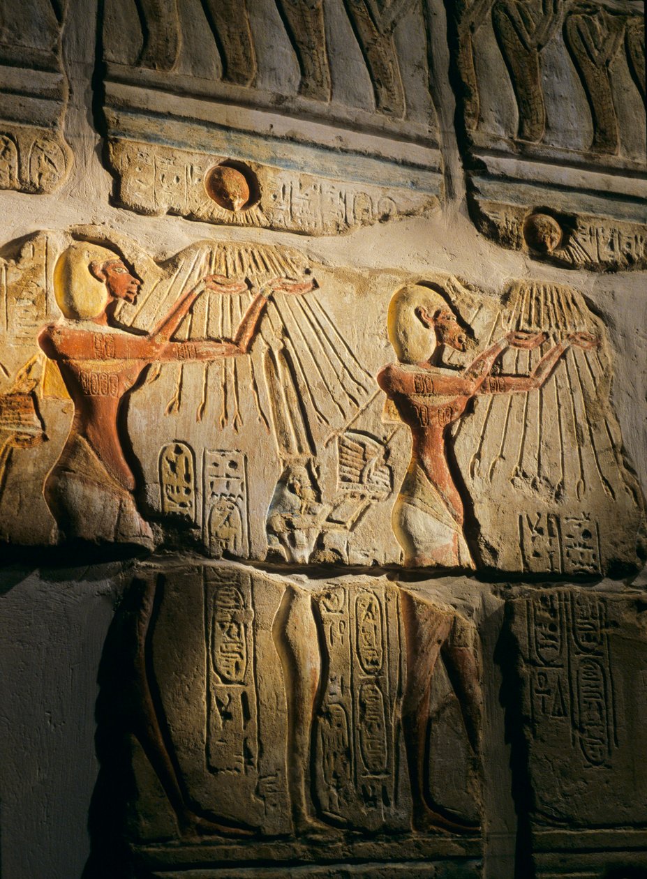 Akenatón; Amenhotep IV, Bloques Talatat, 2003 (foto) de Kenneth Garrett