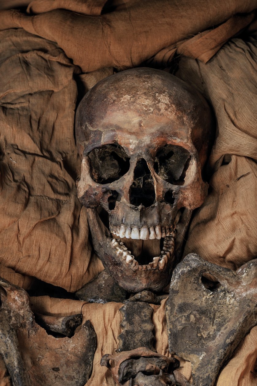 Momia del padre del rey Tut, Akenatón. de Kenneth Garrett